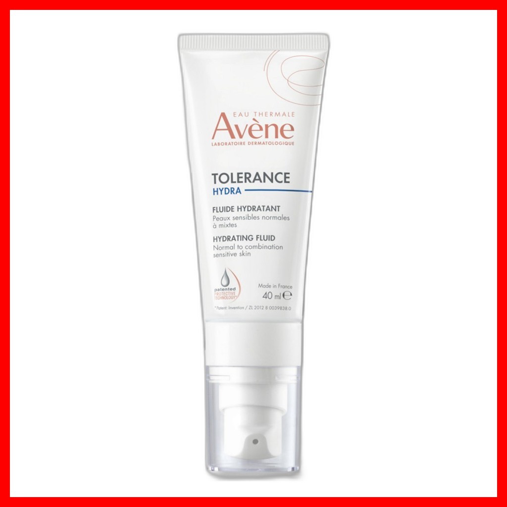 [Avene] Tolerance Hydra Hydrating Fluid, 40ml, 1 ชิ้น / มอยเจอร์ไรเซอร์เกาหลี / สูตรบางเบา