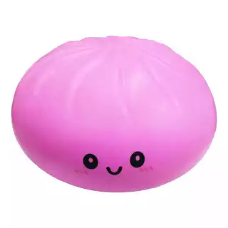 ของเล่นสกุชชี่ เปา บุญ น่ารัก, หมอนตุ๊กตาคลายเครียดที่เพิ่มขึ้นช้า, การออกแบบซาลาเปานึ่งที่สมจริงพร้อมหวดไม้ไผ่
