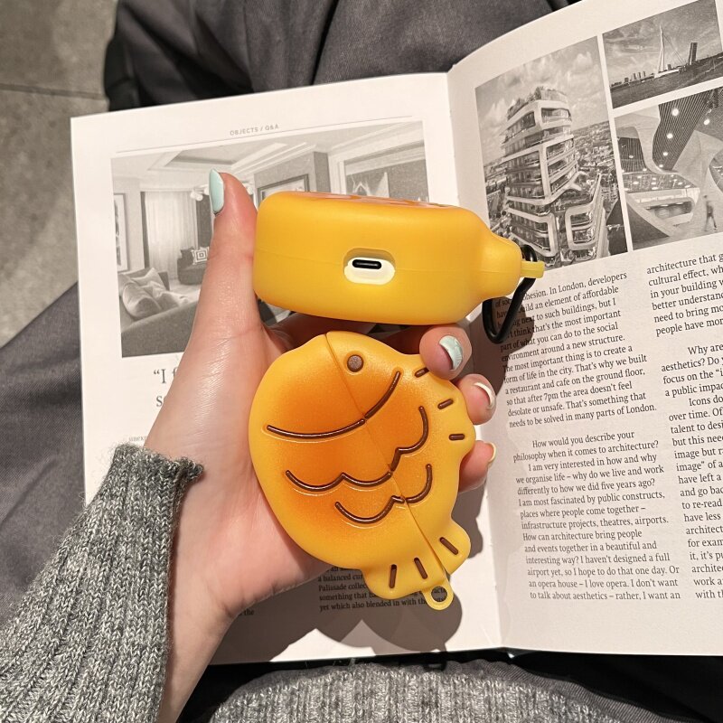แฟชั่นCase สําหรับ OPPO Enco ฟรี 4/ฟรี 2/2i/X3S/Air4/Air4Pro/R3Pro/X3/ฟรี 3/R Pro/Air 2Pro Taiyaki ซ
