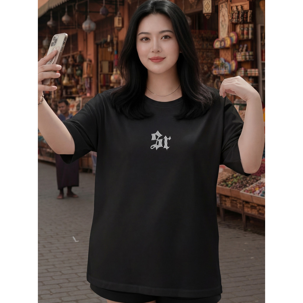 2R337 T เสื้อ Baju Perempuan สไตล์ Tshirt เสื้อผ้าผู้หญิง Crop Top Plus ขนาด Wanita ผู้หญิงสไตล์เกาห