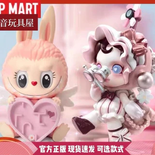 100% POPMART กําลังมองหา MOKKO Series Mystery Box SP DIMOO รูปตกแต่งของขวัญสาว