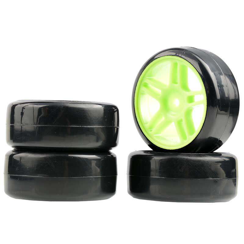 63MM 1/10 Sakura D4 D5 Tamiya Drift Slick ยางสําหรับ HSP 94123 TT02 Kyosho FW06 Smooth Hard ทนต่อการ