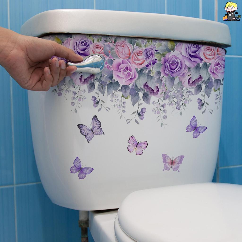[CLA] พืชสีเขียวหลากหลายดอกไม้ผนัง Stier ห้องน้ําตกแต่งห้องน้ํา Decals ห้องนั่งเล่นตู้ตกแต่งบ้านภาพจิตรกรรมฝาผนังกาวตนเอง [TH]