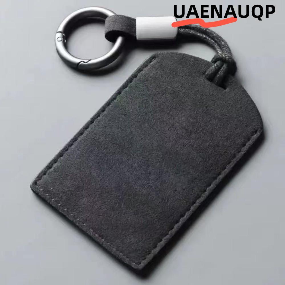 ฝาครอบกุญแจ UAENAUPP, ใบอนุญาต NFC PVC Card Cover Mini Car NFC Card Holder, หรูหราหนังแท้ฝาครอบป้องกันอุปกรณ์เสริมอัตโนมัติ