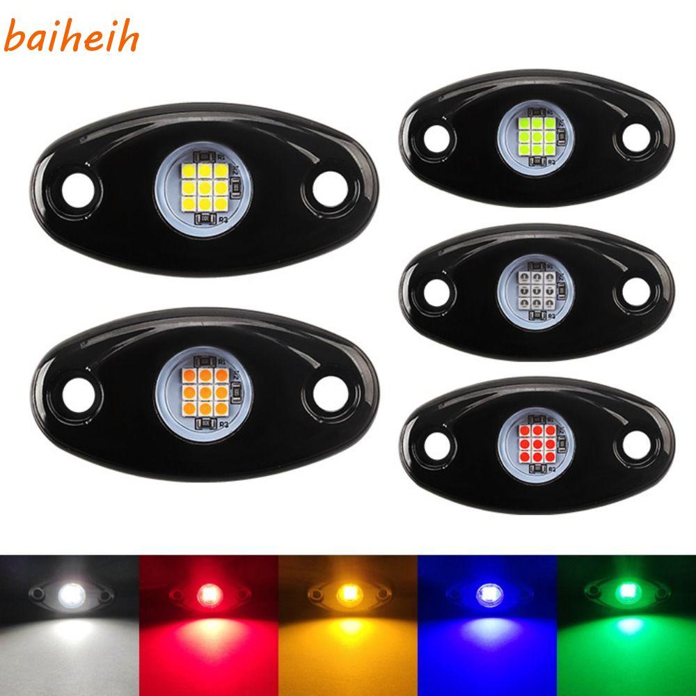BAIHEIH ไฟแชสซีรถทุกภูมิ, รถ LED ใต้ท้องรถ, ไฟ LED สีเดียวบรรยากาศแสงกันน้ํา -road รถบรรทุกโคมไฟตกแต่งภายนอกสําหรับรถจี๊ป