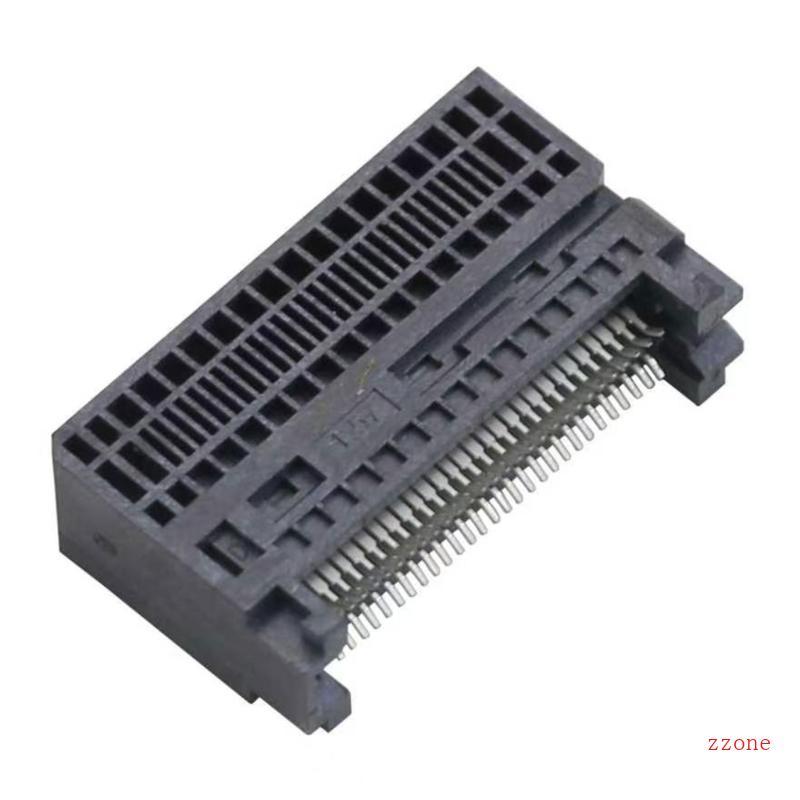 Zzz SMTs PCIE GenZ 5 0 6 0 56Pin หญิงตัวเชื่อมต่อบางสําหรับ 1U 2U Data Center