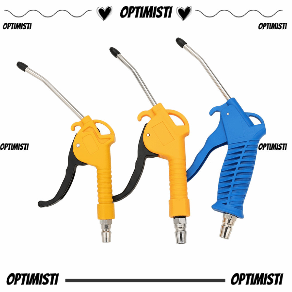 เครื่องมือเป่าลม OPTIMISTI8E หัวฉีดงอแบบสั้น เครื่องเป่าลมไหลสูง ไหลสูงสําหรับงานหนัก สามสี หัวฉีดงอ หัวฉีดมุม เครื่องเป่าลม คอมเพรสเซอร์ใช้
