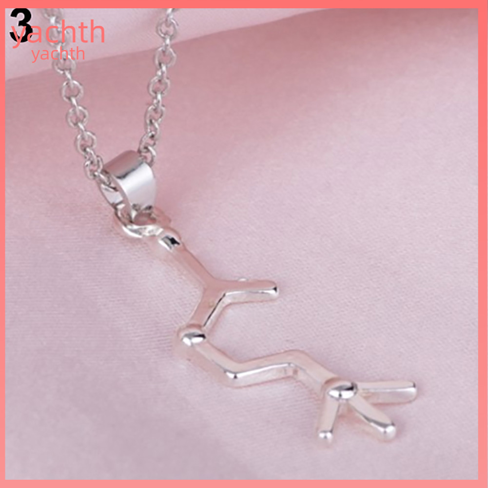DNA Serotonin Dopamine Acetylcholine Biochemistry สร้อยคอจี้โมเลกุล