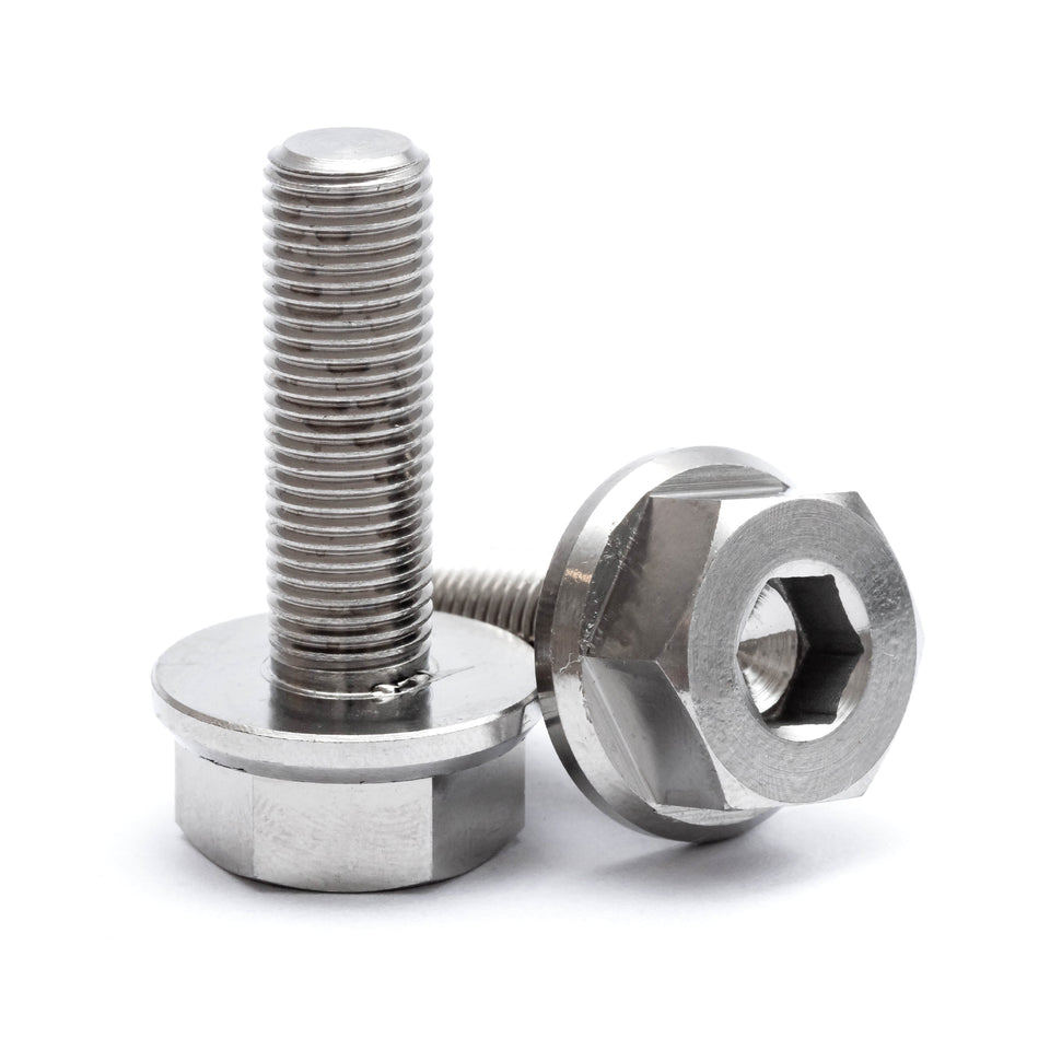 WH41 Titanium Female Axle Nuts 10mm (2 Pieces)