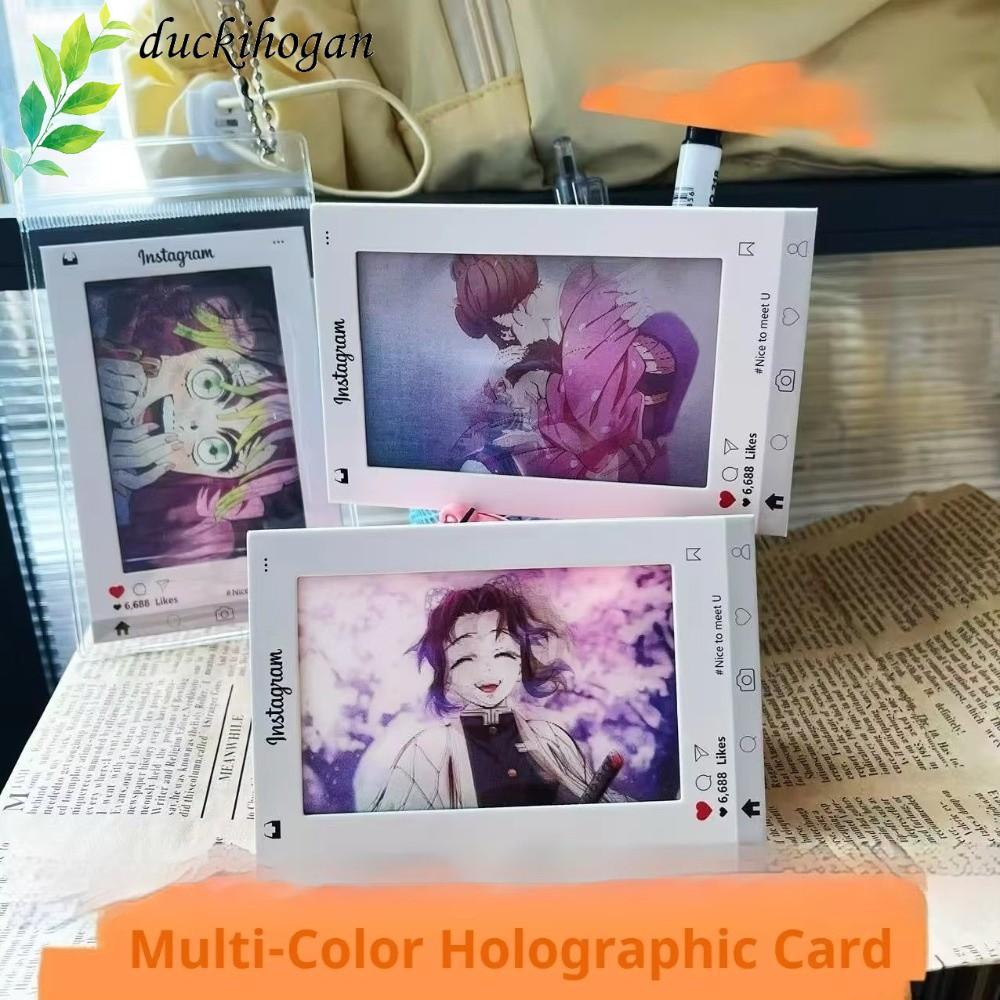 DUCQIHOGAN Creative Demon Slayer การ์ด,Rengoku Kyoujurou Kochou Shinobu ตะแกรงบุ๊คมาร์ค,ของขวัญวันเก