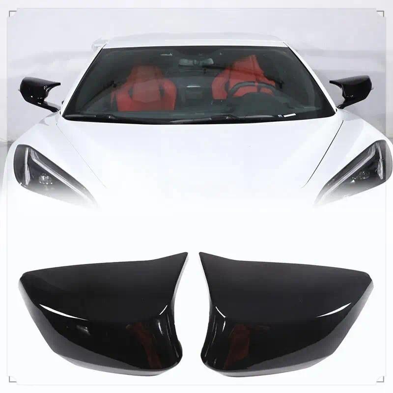 ด้านข้างกระจกมองหลังฝาครอบสําหรับ Corvette C8 Z51 Z06 2020-2023 Accessoriesauto ชิ้นส่วนตกแต่งรถ