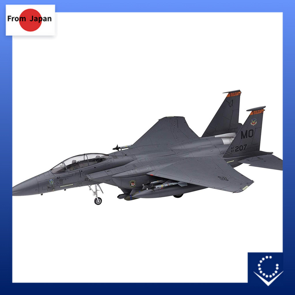 HASEGAWA ฮาซากาว่า 1/72 โมเดล F-15E Strike Eagle กองทัพอากาศอเมริกา พร้อมอุปกรณ์พิเศษ สมจริงทุกมุมมอง