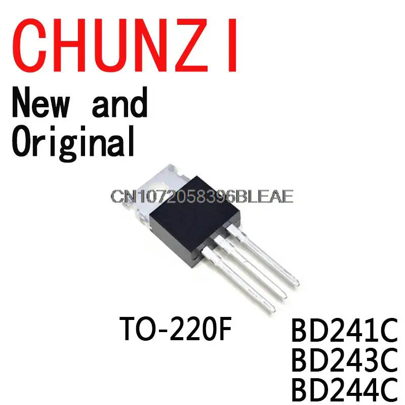10PCS ใหม่และต้นฉบับ TO-220F BD241 BD243 BD244 BD241C BD244C ชิป ic ในสต็อก LHHY