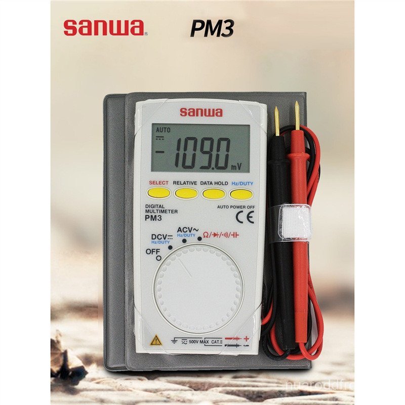Sanwa Japan sanwa PM3 PM11 PM7A 33 PS8A แบบพกพา Digital Pocket Card มัลติมิเตอร์ขนาดเล็ก