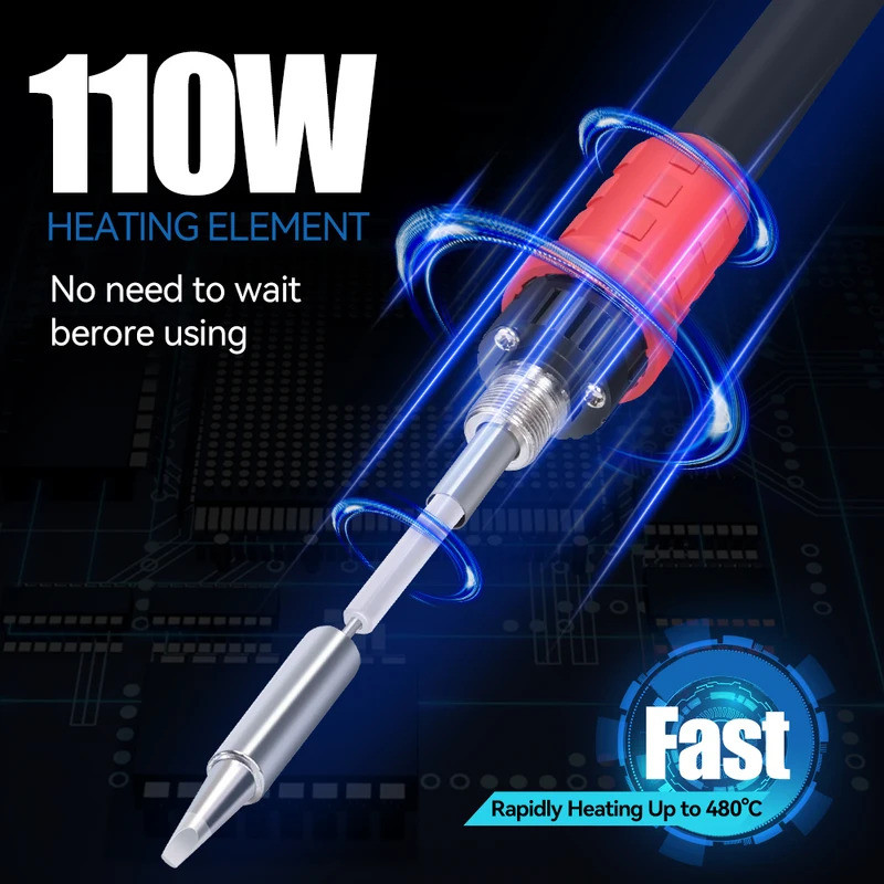 Xueqing YIHUA 995D + I ใหม่อัพเกรดหัวฉีด Easy Plug-pull Hot Air Rework Station 110W สถานีเหล็กบัดกรี