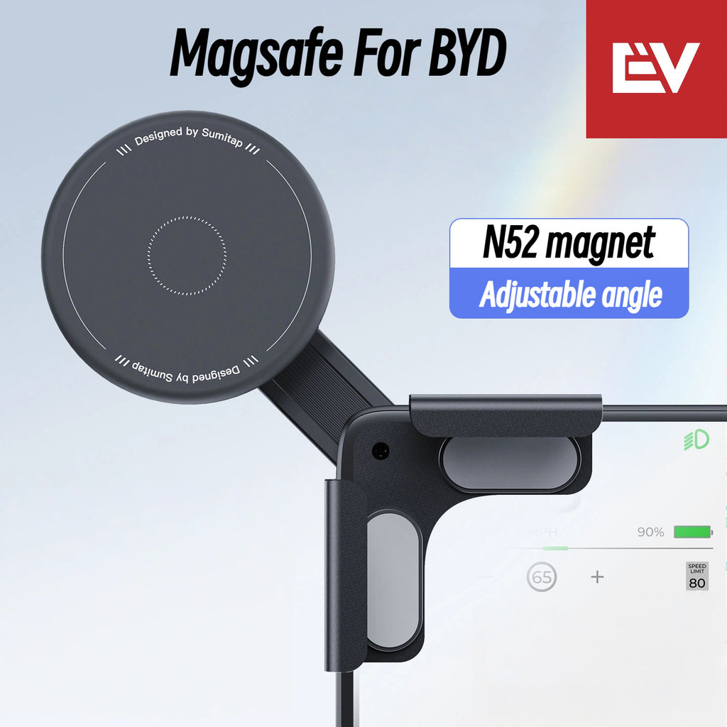 Magsafe สําหรับ BYD [ATTO 3/SEALLION 6/SEALLION 7/Dolphin/M6(eMax7)/M9(eMax9)/ATTO 2/SEAL 5/SEAL 6/SEAL 6/SEAL] ที่วางโท