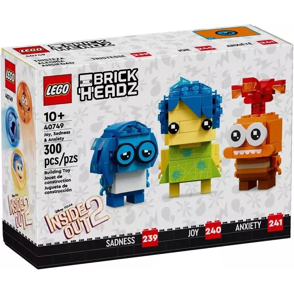 LEGO 40749 Brickheadz Inside Out 2 Joy, Sadness & ความวิตกกังวลใหม่
