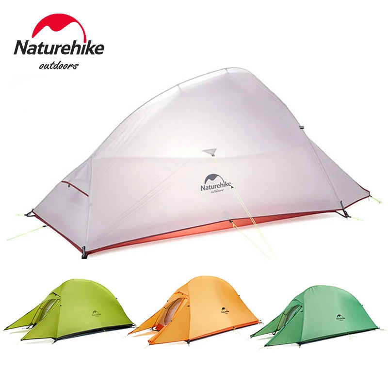 Naturehike Cloud Up 2 Ultralight Tent สำหรับสองคน เหมาะสำหรับการตั้งแคมป์และการเดินป่า