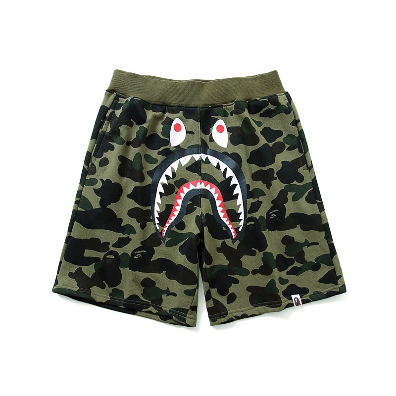 ใหม่ BAPEee Ape Head Shark กางเกงขาสั้น กางเกงชายหาด ลําลอง สําหรับผู้ชาย ผู้หญิง