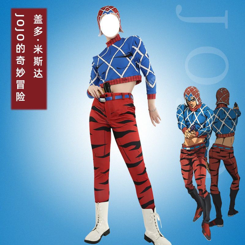 คอสตูมคอสเพลย์ JoJo's Bizarre Adventure แบบ.Guido Mista - NBB4 XGNN