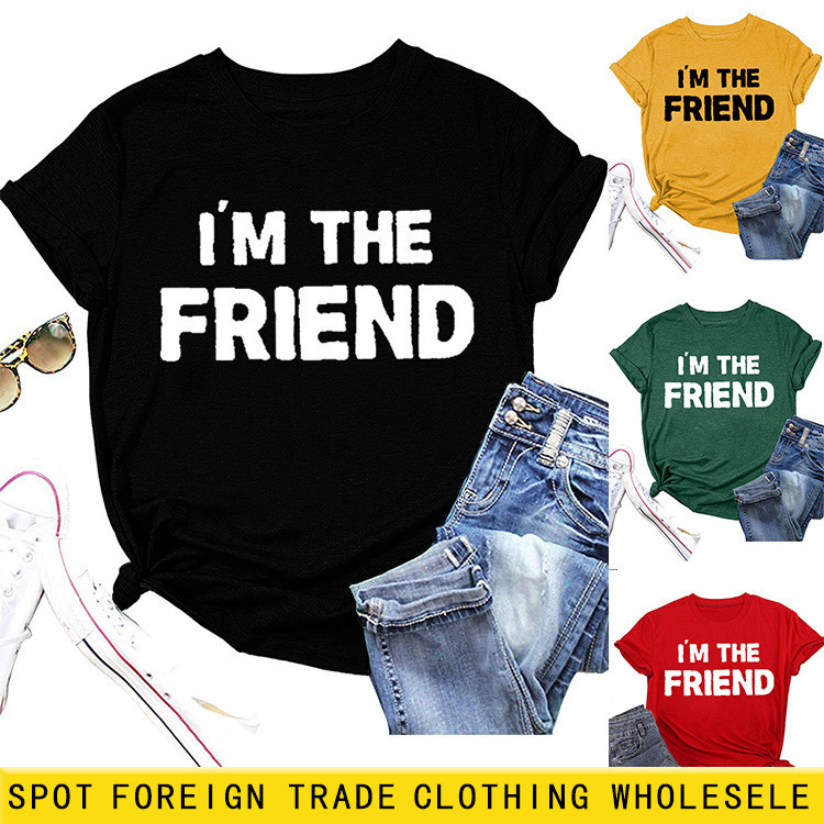 COD 6J3X เสื้อยืดแขนสั้น สวมสบาย พิมพ์ลาย FRIENDLY FIT