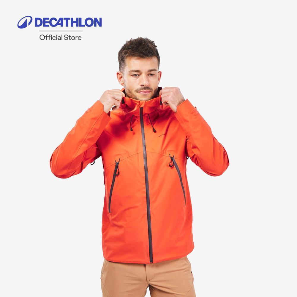 Decathlon Men'S Hiking Lightweight Waterproof Jacket เสื้อแจ็คเก็ตผู้ชายเดินป่ากันน้ำ รุ่น Mh500 - O