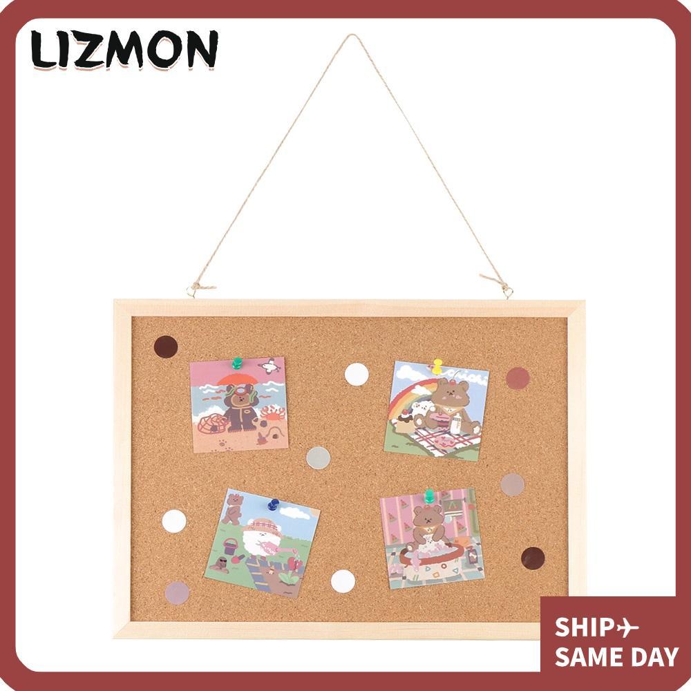 LIZMON Vision Board Pin Cork Hanging Corkboard