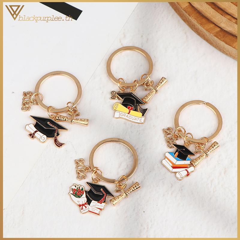 BPW สร้อยคอแหวนกุญแจสำหรับพิธีมอบปริญญา ปี 2026 พร้อมหมวก กรอบสวยงาม ออกแบบมาเพื่อแขวน