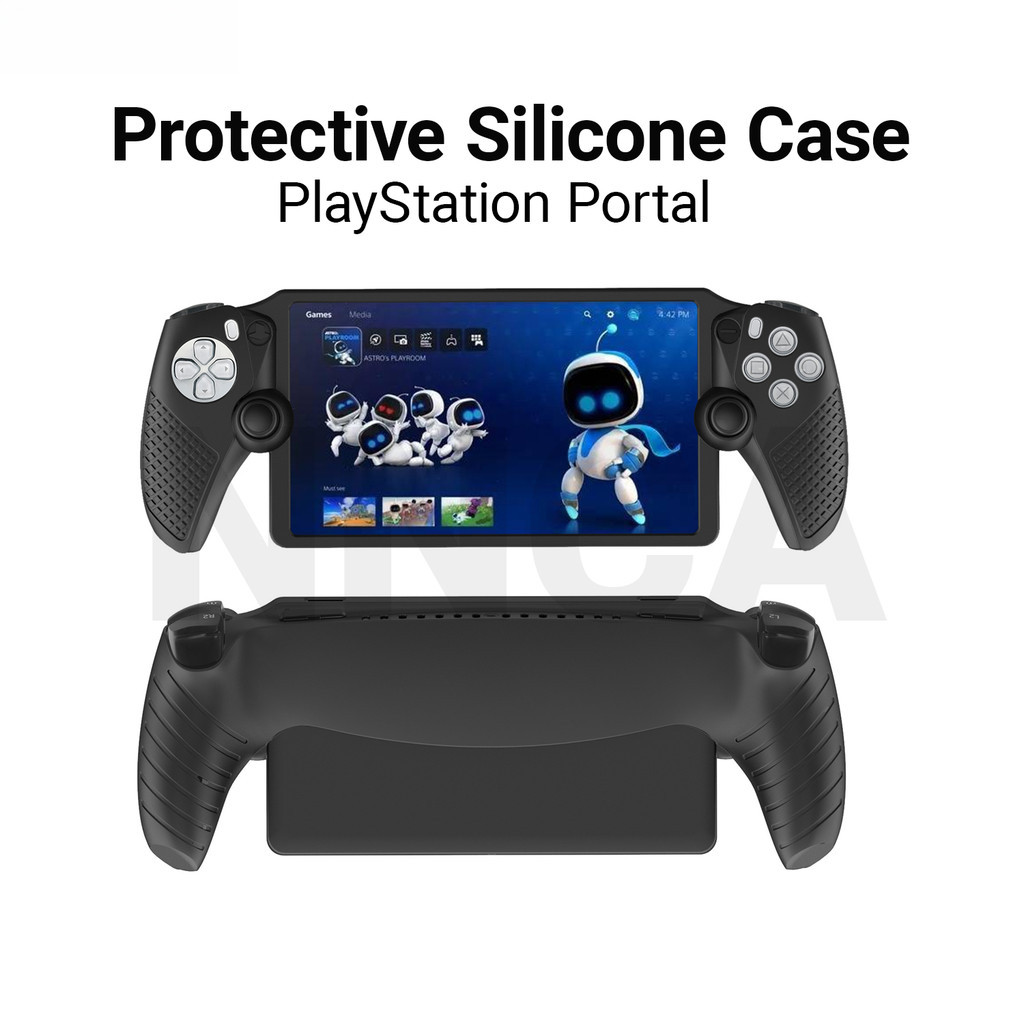 กรณีป้องกันซิลิโคนสำหรับ PS Portal - กันรอยเต็ม 360 องศา ไม่ลื่น ลดรอยขีดข่วน อุปกรณ์เสริม Sony Play