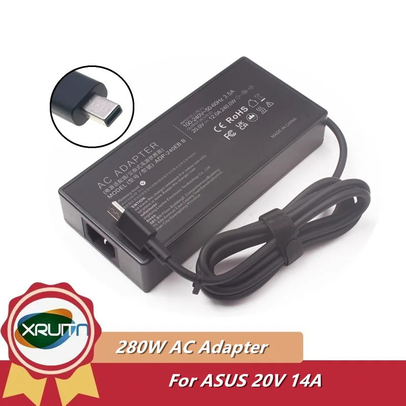 280W AC Adapter Charger สําหรับ ASUS 20V 14A ADP-280EB F A22-280P1B TUF 6 Pro TX Gaming FA608PP แหล่