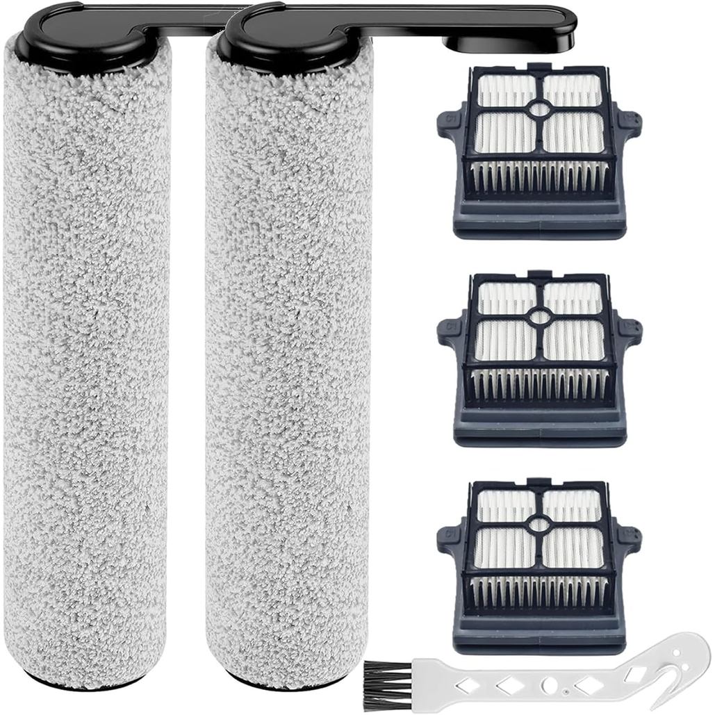 Brush Roller & Filter Replacement เข้ากันได้กับ Tineco Floor ONE S7 Pro เครื่องดูดฝุ่นพื้นแข็งเปียกแ