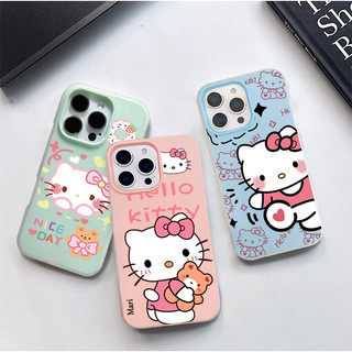 พีชสีชมพู Hello Kitty เคสโทรศัพท์สําหรับ Realme C71 C75 หมายเหตุ 70 60 C65 C67 C63 C61 C53 C55 C51 C35 Realme10 C33 C31 C30S C15 C12 C25 C21Y C25 C3 Lite 5i 6i RAIN