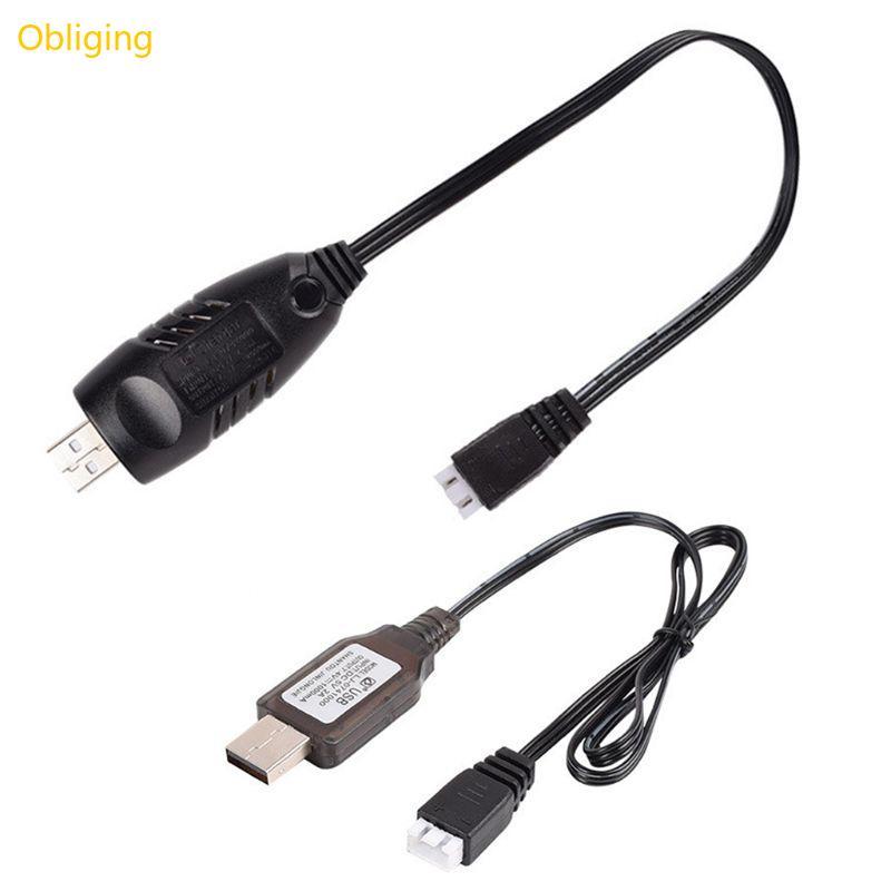 Obliging 7 4v Charger XH-3P 2S Lipo Fast ชาร์จไฟฟ้าสําหรับรถยนต์ RC Drone ของเล่นอะไหล่ USB Charger 