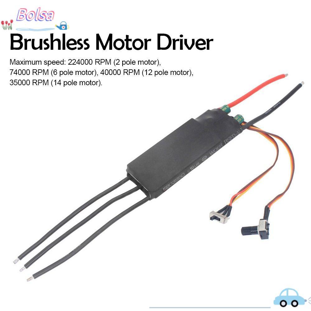 BOLSA Hallless DC มอเตอร์ไดรฟ์, DC 6-24V 3-Phase มอเตอร์แบบไม่มีแปรง, Potentiometer DC Brushless 100