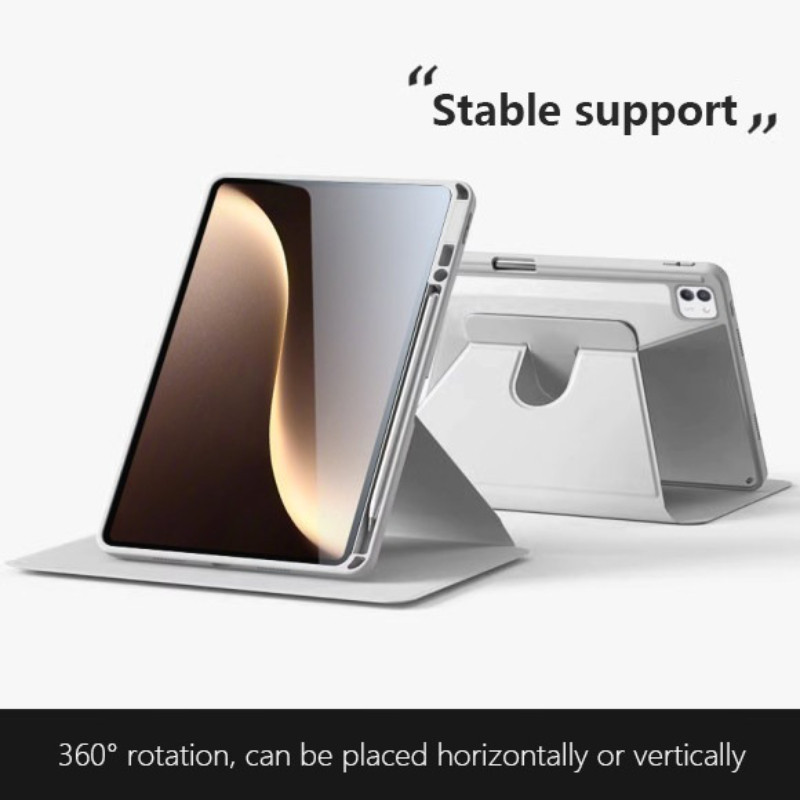 360 ° หมุนกรณีอะคริลิคใสสําหรับ Honor MagicPad4 12.3 2026 MagicPad 3 Pro 2 GT2 Pro Pad 10 9 X7 X8b X9a V9 X8a X9 หนังฝาครอบป้องกันพร้อมช่องเสียบปากกา