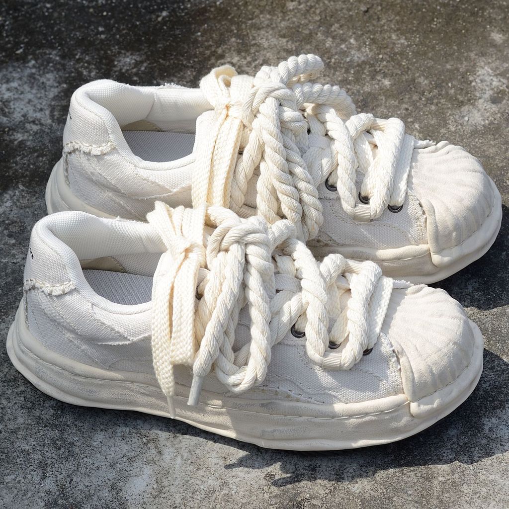 MMY Mihara Kangyu Shell Toe รองเท้าผ้าใบแบนผู้ชาย