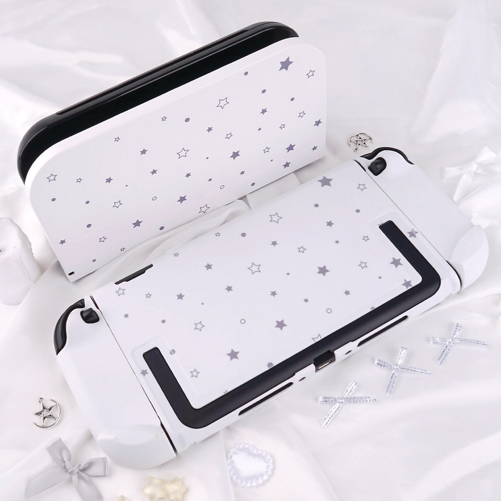 Star Original Nintendo switch2 เคสป้องกันซิลิโคนเคส NS2 แยก Handle Case Retro Gypsophila
