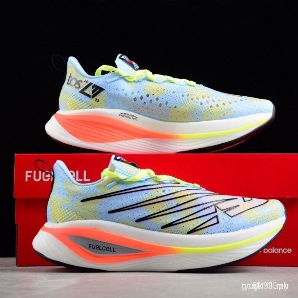 เหมาะสําหรับนักวิ่งมืออาชีพและจ็อกเกอร์ Nb FuelCell SC Elite V3Running Shoes,การออกแบบกันลื่นพร้อมแผ