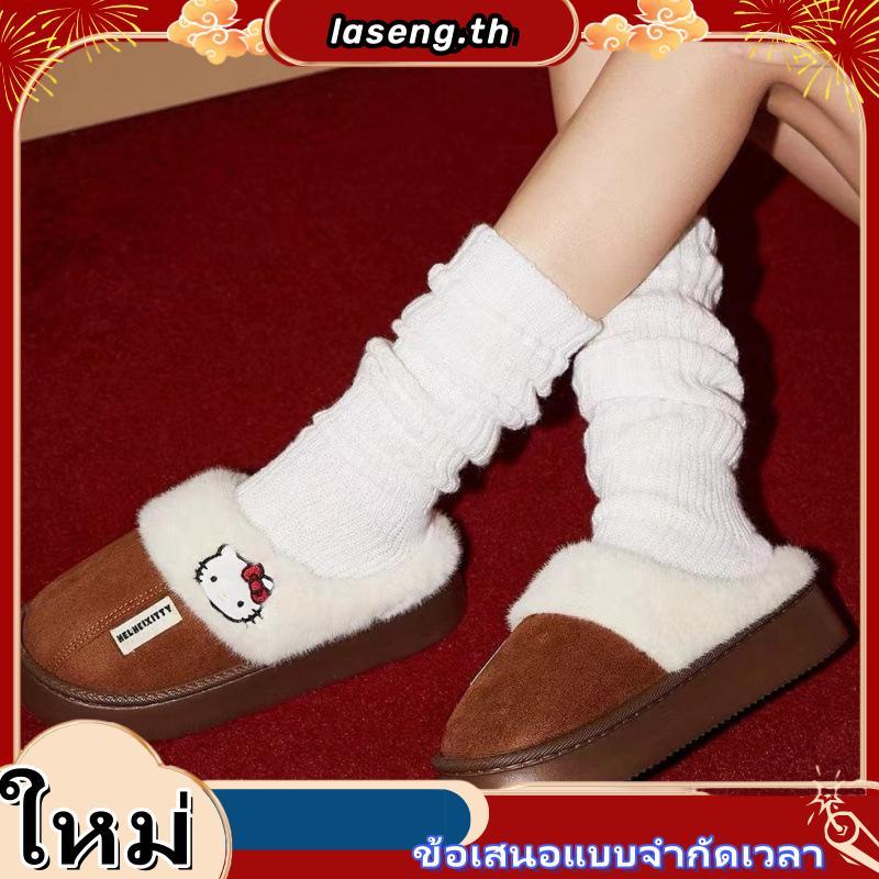 (พร้อมส่งจากไทย) Gukoo x Hello Kitty Slippers รองเท้าคิตตี้