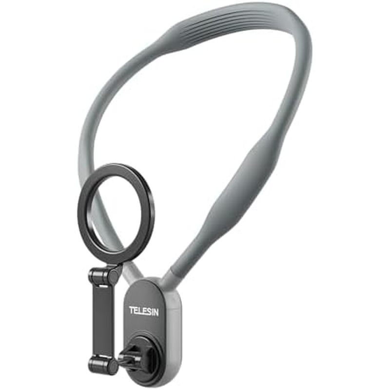 Telesin Magnetic Neck Mount สําหรับโทรศัพท์ POV/Vlog Self filming Mount แฮนด์ฟรีโทรศัพท์คอผู้ถือหน้า