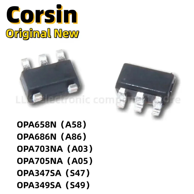 5PCS OPA658 686 703 705 447SA 349N NA/3K /250 SOT23-5 ชิปเซ็ต/