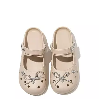 AYUER Mary Jane EVA Buckle รองเท้าแตะกลางแจ้งแบบหนาด้านบน
