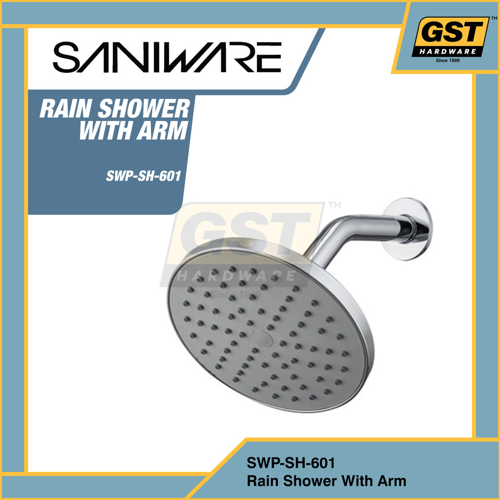 Saniware ฝักบัวเรนชาวเวอร์ ABS พร้อมแขน ชุดฝักบัวห้องน้ํา SWP-SH-601