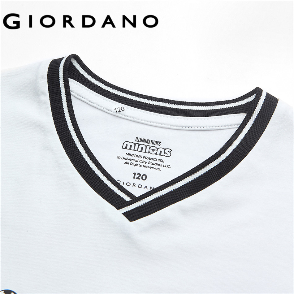 GIORDANO تيشيرت أطفال Minions World Cup — صورة 7