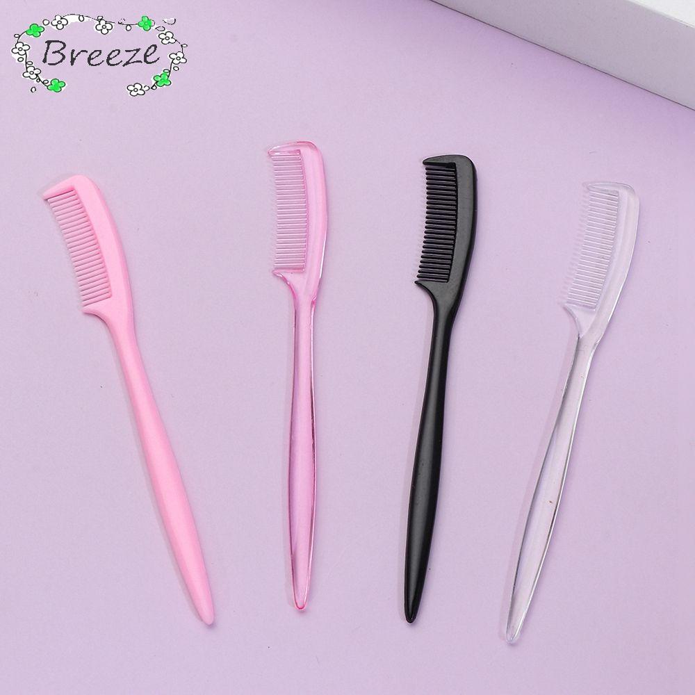 BREEZE 1/5pcs Eyelash Eyebrow Combs 4 สี Mini 1/3 1/4 1/61/8 ตุ๊กตาอุปกรณ์เสริม