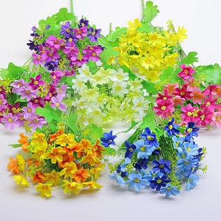 everbloom ดอกไม้ประดิษฐ์ ดอกเดซี่ปลอม ดอกกระโดดเลียนแบบ ธรรมชาติ สำหรับตกแต่งบ้าน ร้านค้า งานแต่ง งานปาร์ตี้ ถ่ายภาพ