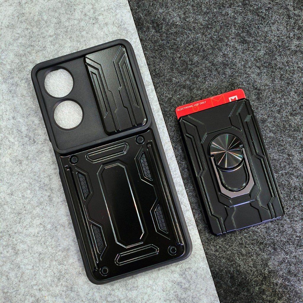 Oppo A60 - CardX Flip Lens Card Ring Armor Case กันกระแทก