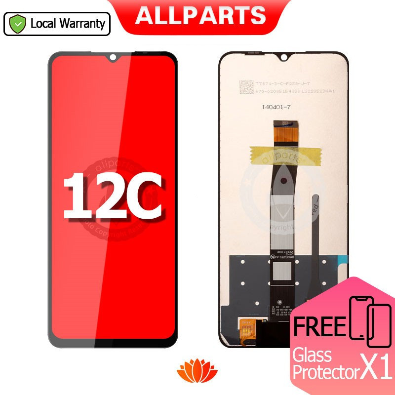 จอแสดงผลสําหรับ XIAOMI Redmi 12C LCD Touch Screen Digitizer เปลี่ยน 22120RN86G