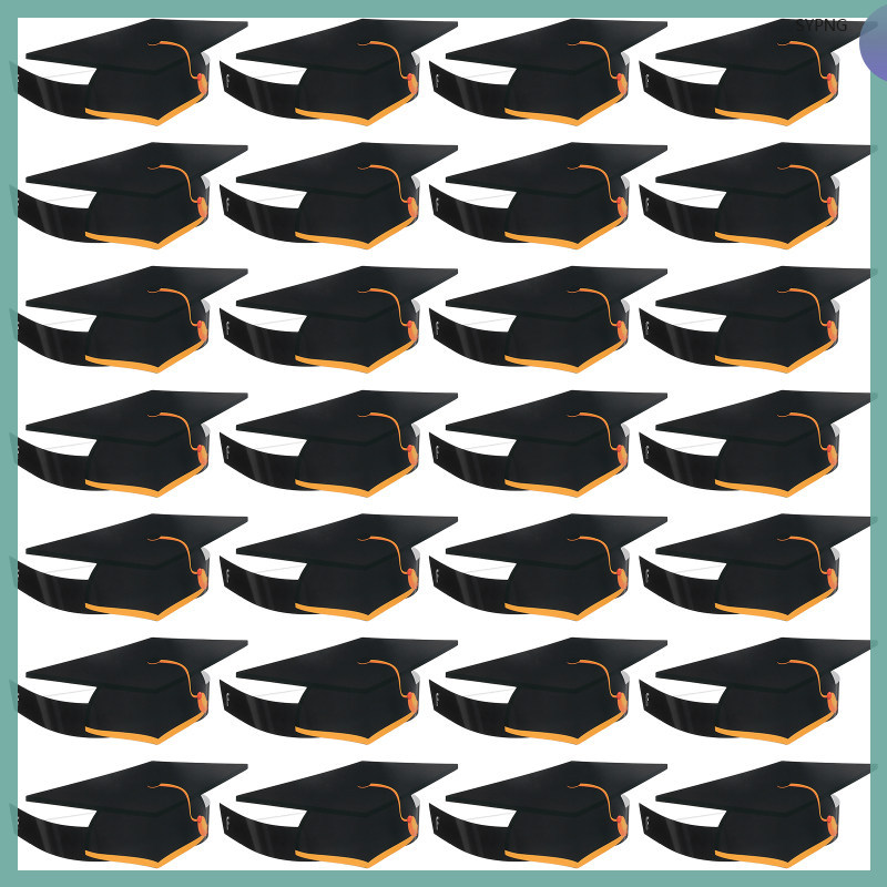 มีหมวกรับปริญญากระดาษสําหรับปาร์ตี้หัตถกรรมหมวก Regalia Adorn Bulk shaoyiping