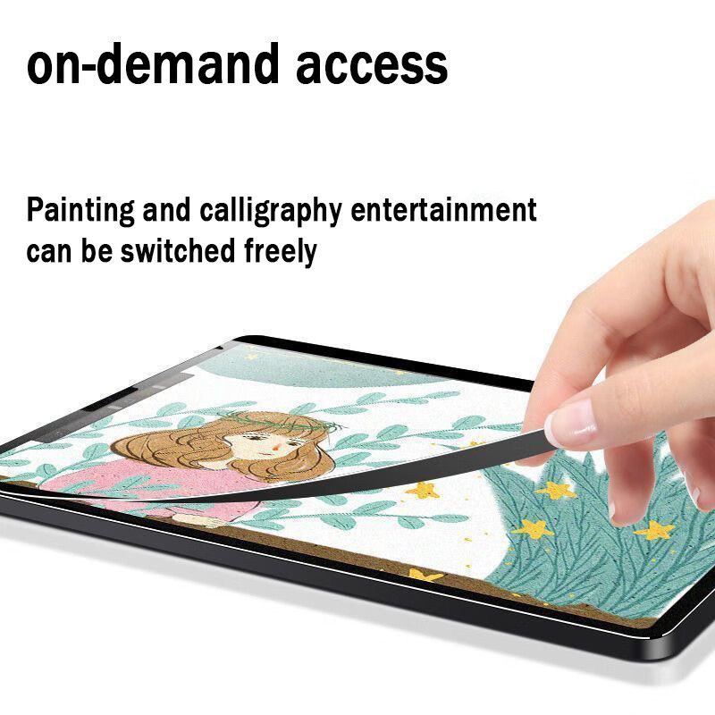 0 ฟอง ฟิล์มกระดาษที่ถอดออกได้ แม่เหล็กดูด Samsung For Tab S6lite A7lite S7/8/9 S9FE A8 A9plus  S7/8/9+ S9FE+ S10FE+ - รูปที่ 7